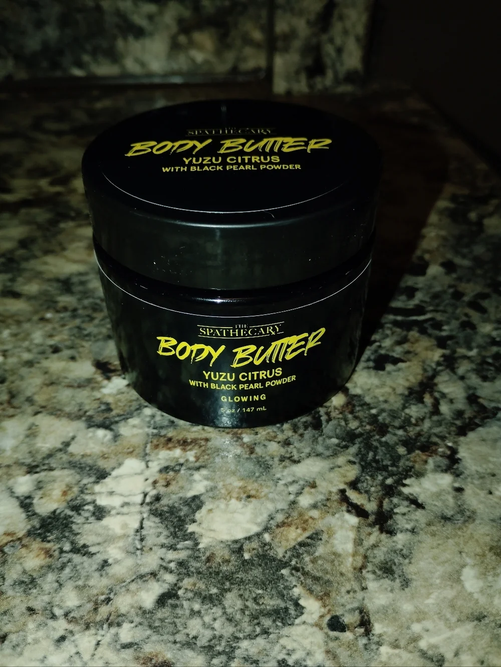 The SpaTheCare Yuzu Citrus Body Butter - Black